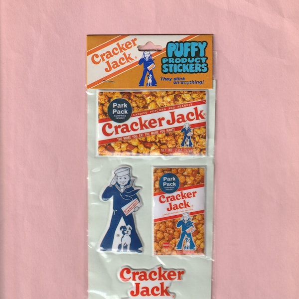 Cracker Jack Stickers Etsy
