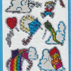 Vintage 1980er Jahre ARMADILLO BRAND Prism Sticker Pack #3