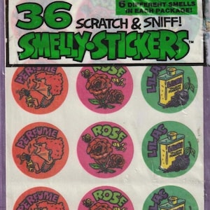 READ Vintage Favorite Flavors Scratch & Sniff Stickers SEALED