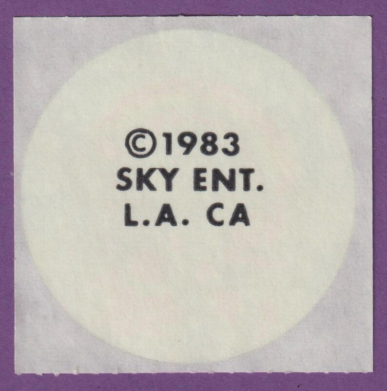 Vintage 1980s Sky Ent. UNICORN HEAD Sticker MOD - Etsy