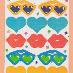 ZELDZAME Vintage Illuminations Fantasies Stickers Hearts & Kisses
