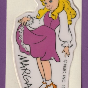 RAR Vintage 1980s Punky Brewster Aufkleber #8 MARGAUX