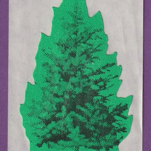 Adesivo vintage 3M Scratch & Sniff degli anni '70, GRANDE, PINO