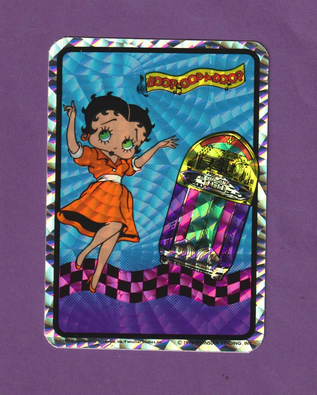 Vintage 1980s PRISM Sticker BETTY BOOP - Etsy