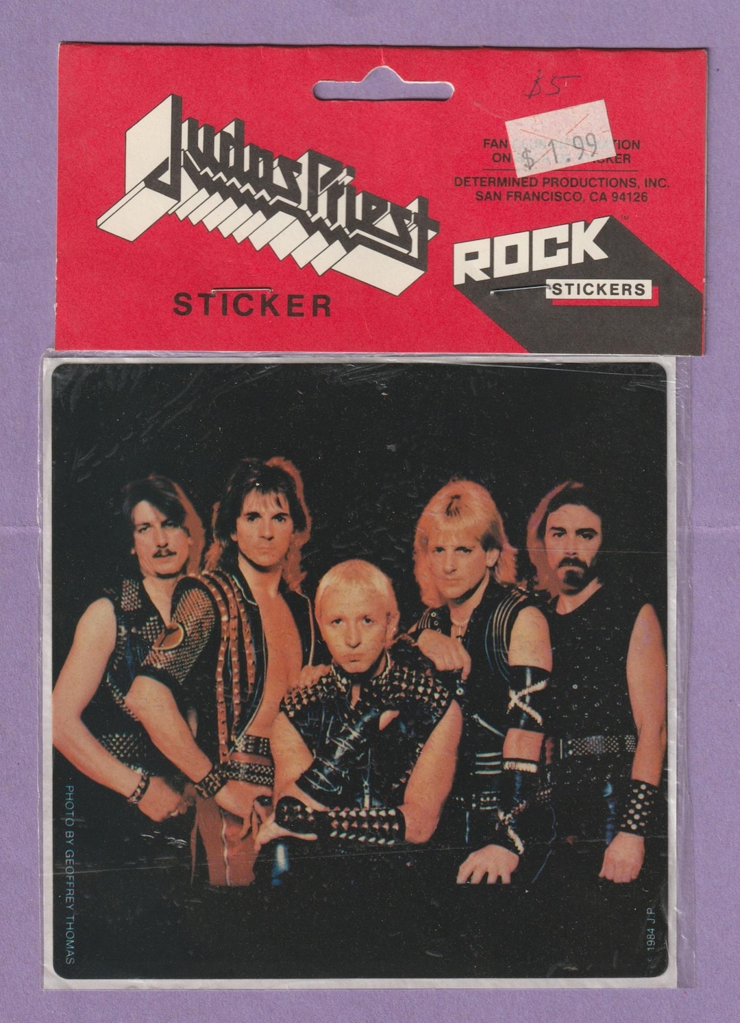 ヴィンテージ 1980 年代 ファンクラブ ステッカー JUDAS PRIEST - Etsy