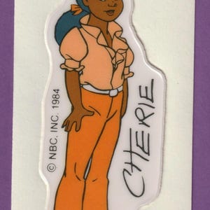 RAR Vintage CHERIE Aufkleber aus den 80er Jahren