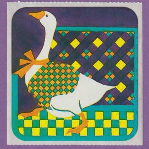 Vintage Illuminations Goose Sticker Animal Parade