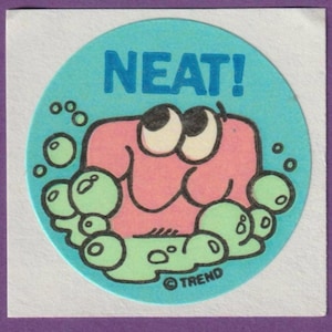 Vintage Trend Matte Scratch & Sniff Sticker SOAP