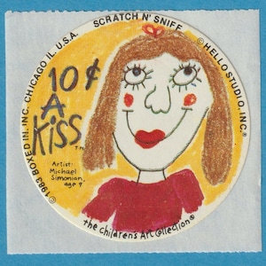 Vintage 1980 Boxed In Scratch And Sniff Sticker #2