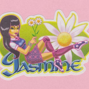 Vintage Large Vending Machine Scratch & Sniff Sticker JASMINE  *Mint*