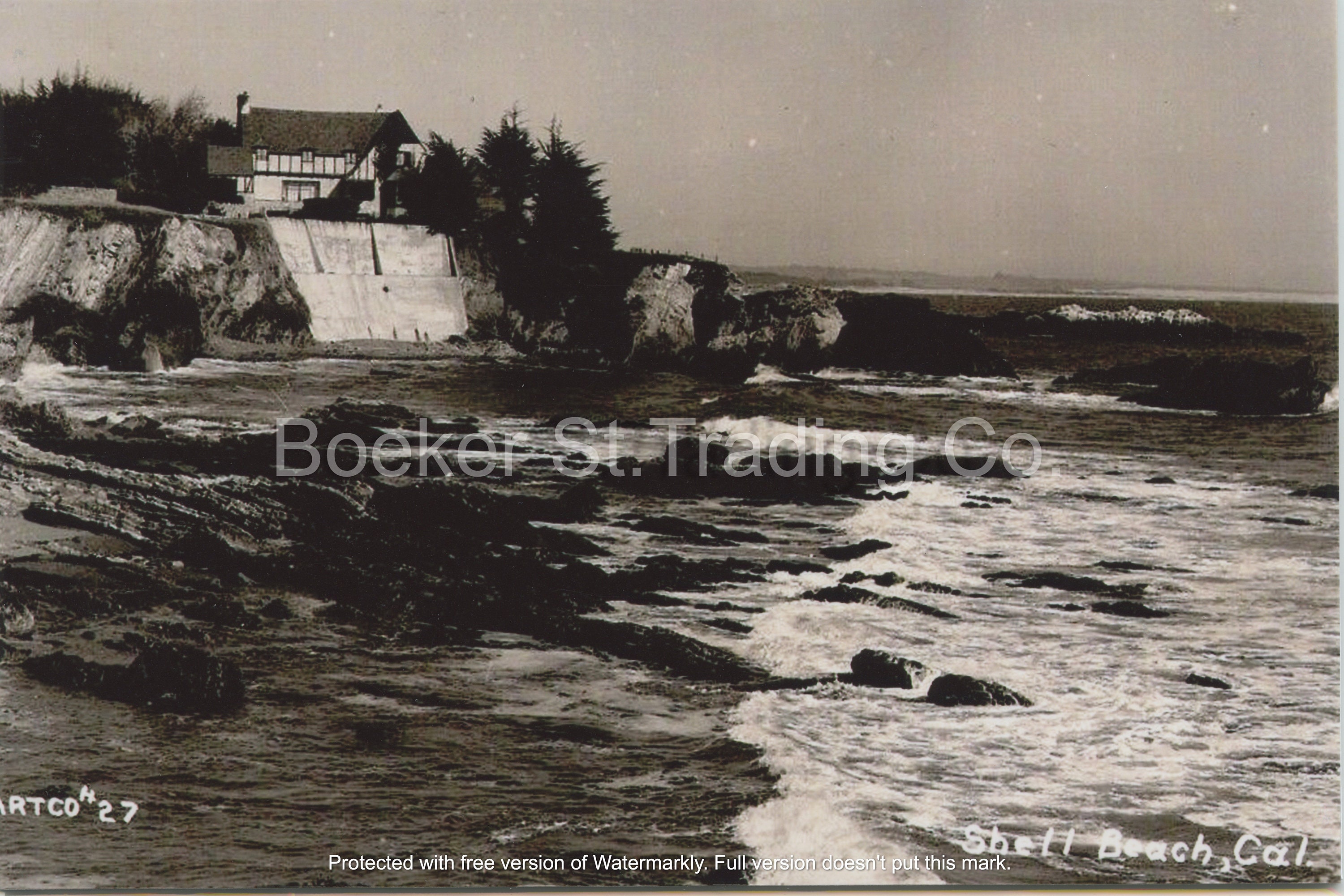 Vintage Photo of Chapman Estate Shell Beach Pismo San Luis Etsy