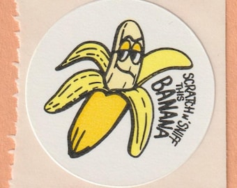 Toys For America Scratch & Sniff Sticker  BANANA
