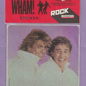 Adesivo vintage del Fan Club degli anni '80 WHAM!