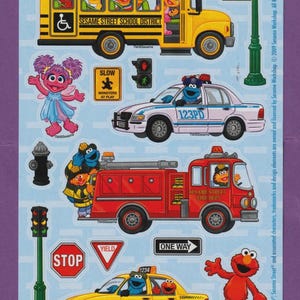 Vintage Sesame Street Sticker Sheet
