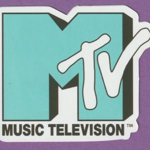 Retro MTV Music Television Sticker