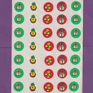 HTF 1981 Vintage CTP Sniffys Matte Scratch & Sniff Sticker Blatt ANANAS