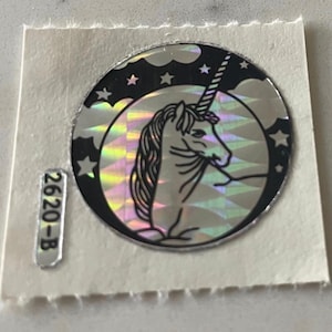 Vintage RARE Unicorn Sticker 1980s