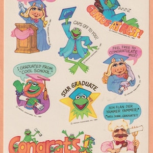Vintage Muppets Sticker Sheet