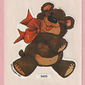 Vintage Suzy&#39;s Zoo Bear Sticker