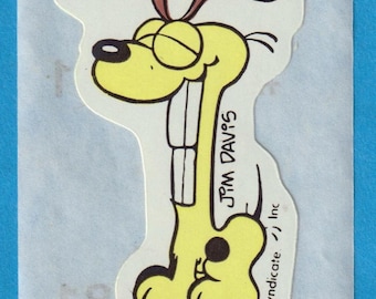 Vintage 1980s ODIE Garfield Sticker