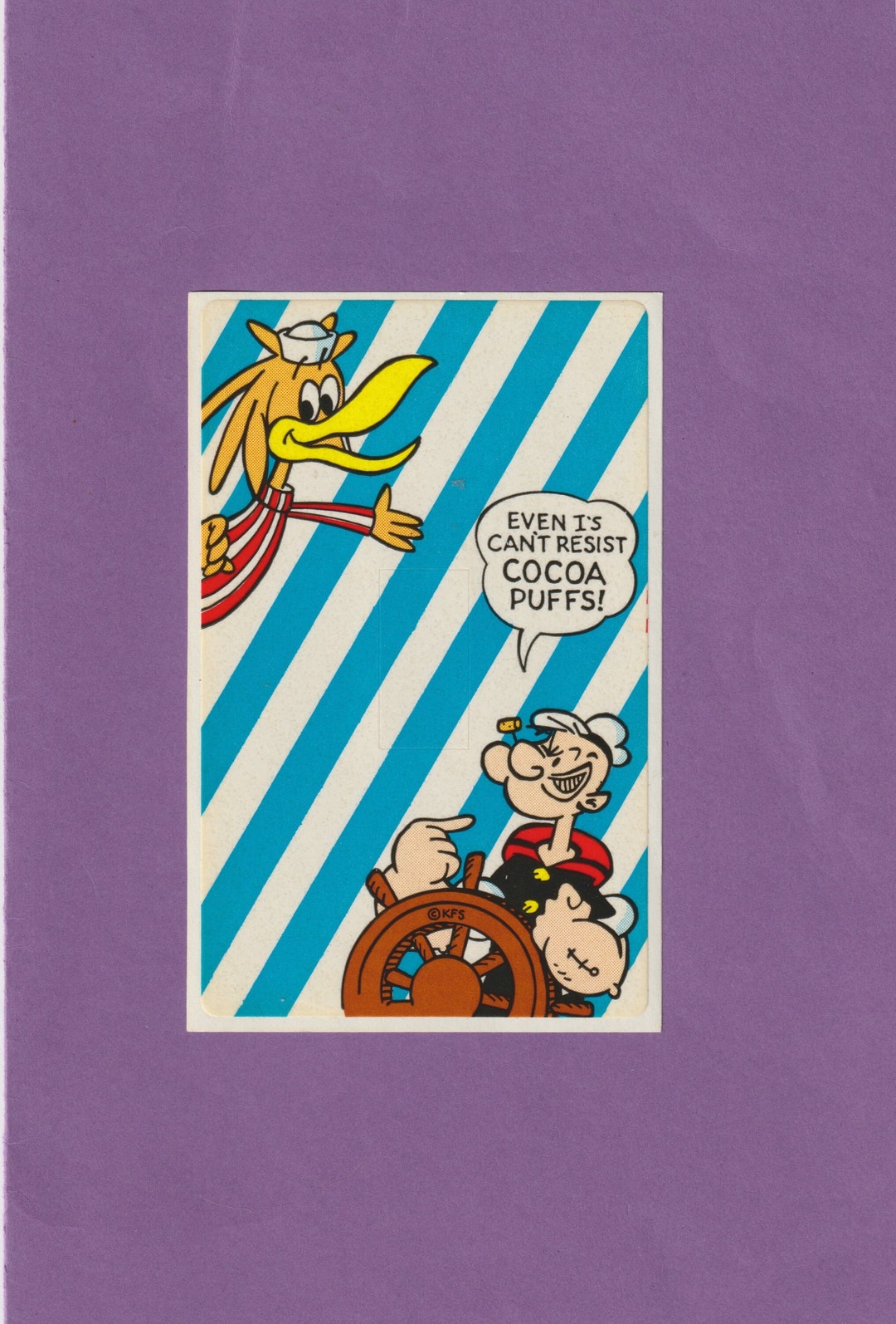 RARE 1980s Vintage Cocoa Puffs Popeye Light Switch Cover Etsy