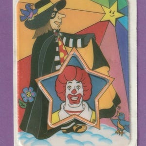 RARE 1980s Vintage McDonalds 1980s PufFy Sticker