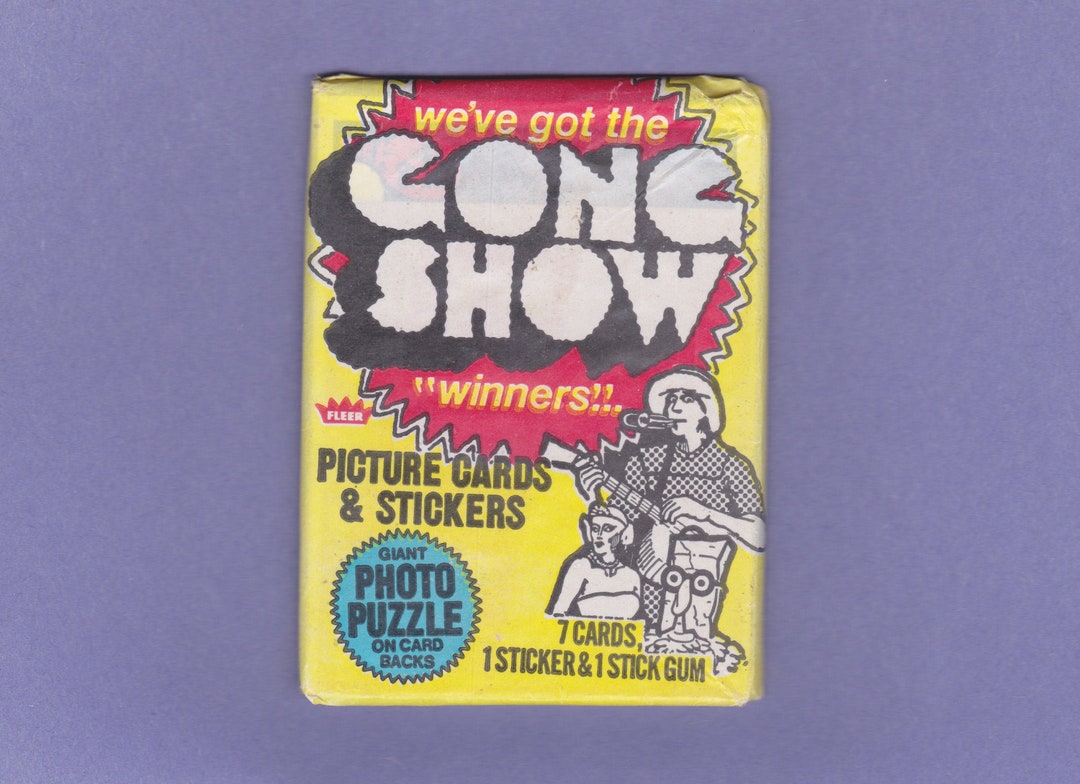 1977 Vintage the Gong Show Wax Packs Trading Cards Stickers & Etsy