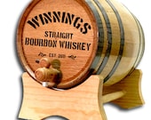 20 Liter Personalized Oak Whiskey Barrel- Personalized Oak Barrel-Personalized Wine Barrels- Oak Keg-Custom Oak Whisky Barrel
