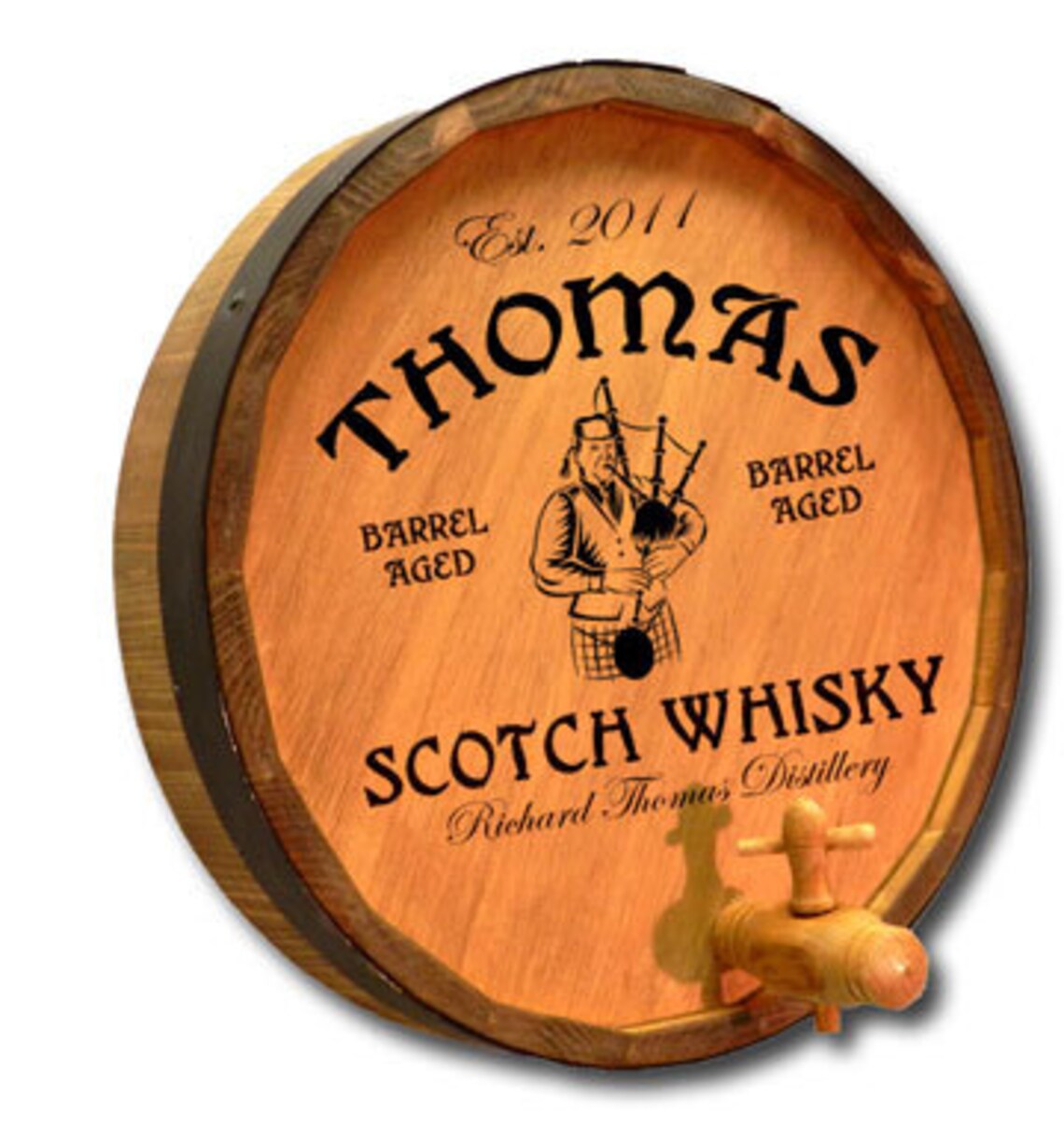 Personalized Quarter Barrel Sign Custom Quarter Barrel Sign Etsy