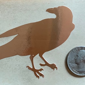 BEST SELLER!!! Bird (Brd1) Foil Overlay for Stained Glass