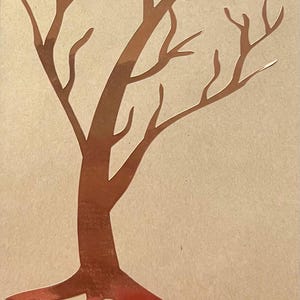 NEW - Tree10!!!! - Copper Foil Overlay for Stained Glass and Fusing GREAT PRICE!!