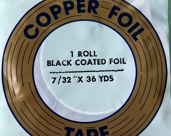 EDCO 7/32" Black Backed Adhesive Tape