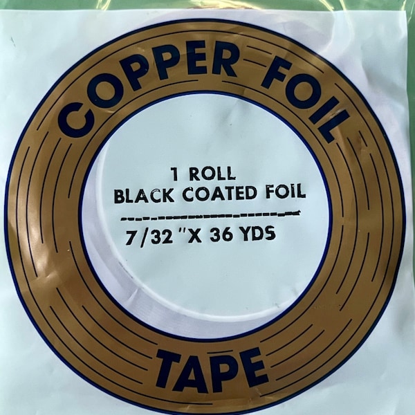 EDCO 7/32" Black Backed Adhesive Tape