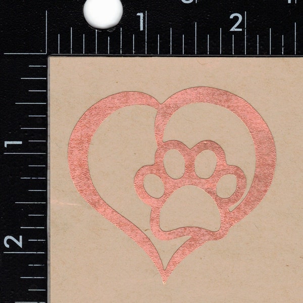 Pet Love (PL1) -  Copper Foil Overlay for Stained Glass and Fusing
