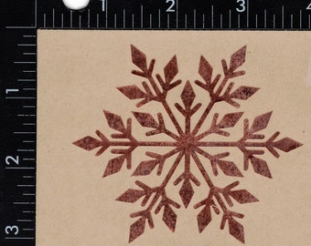 SNOWFLAKE (SF1) - Copper Foil Overlay for Stained Glass AWESOME!!