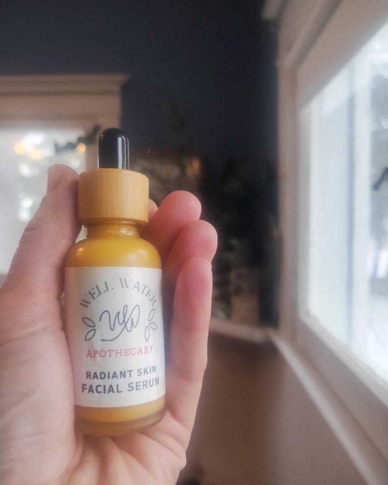 Skin Renewal Hydrating Facial Serum • Anti Aging Smoothing Balancing image 3