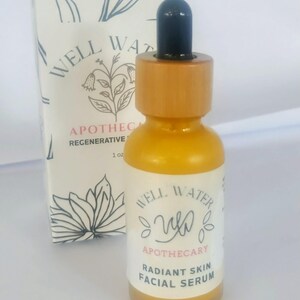 Skin Renewal Hydrating Facial Serum • Anti Aging Smoothing Balancing image 2