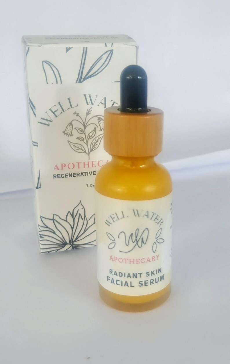 Skin Renewal Hydrating Facial Serum • Anti Aging Smoothing Balancing image 2