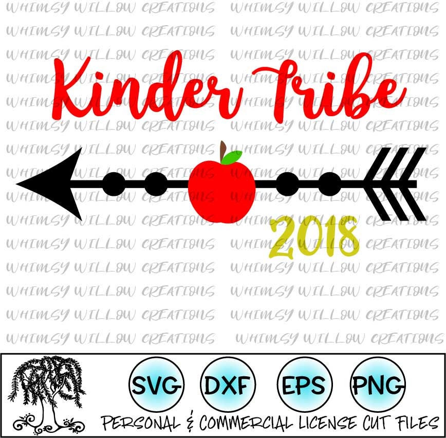 Kinder Tribe Kindergarten Svg Digital Cut File SVG Eps DXF PNG Cricut ...