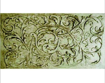 Wall Stencil Martine Panel (PL-L) – Plaster Stencil, Furniture Stencil, Stencils for Walls