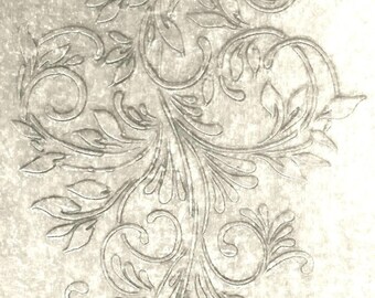 Wall Stencil Fantaisie (PL-L) – Plaster Stencil, Furniture Stencil, Stencils for Walls