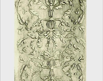 Panel Emanuelle para plantilla de pared (PL-L): plantilla para yeso, plantilla para muebles, plantilla para pared con relieve