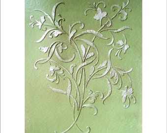 Wall Stencil Mystic (PL-L) – Plaster Stencil, Furniture Stencil, Stencils for Walls