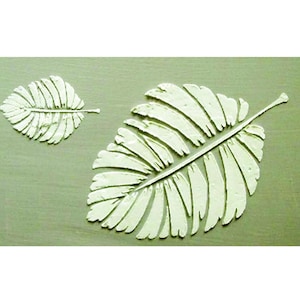 Wall Stencil Formosa Palm Leaf (PL-M) – Plaster Stencil, Furniture Stencil, Stencils for Walls