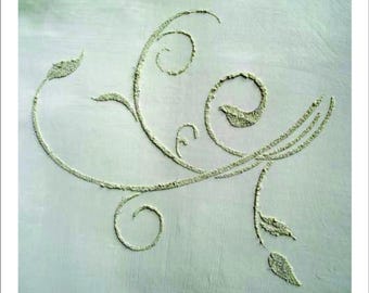 Wall Stencil Urban Scroll (PL-M) – Plaster Stencil, Furniture Stencil, Stencils for Walls