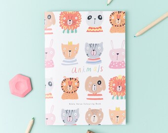 Animal Bible Verse Colouring Book