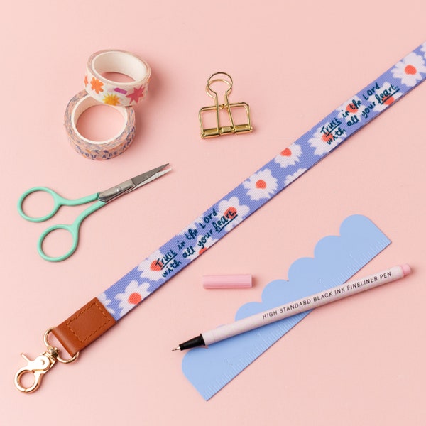 Trust in the Lord Christian Lanyard