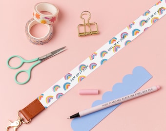 Rainbow Lanyard - Hold on to Hope - Rainbow Gift
