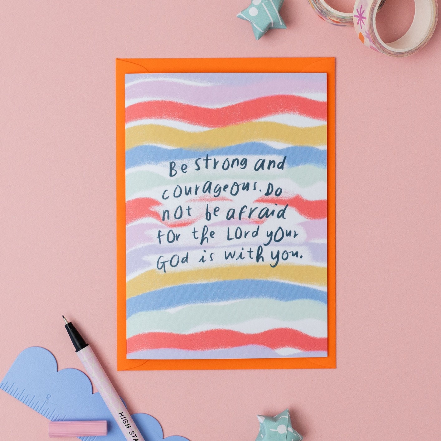 Be Strong in the Lord Christian Greeting Card