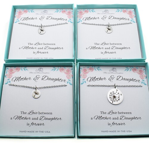 Mother and Three Daughters Necklace Set 